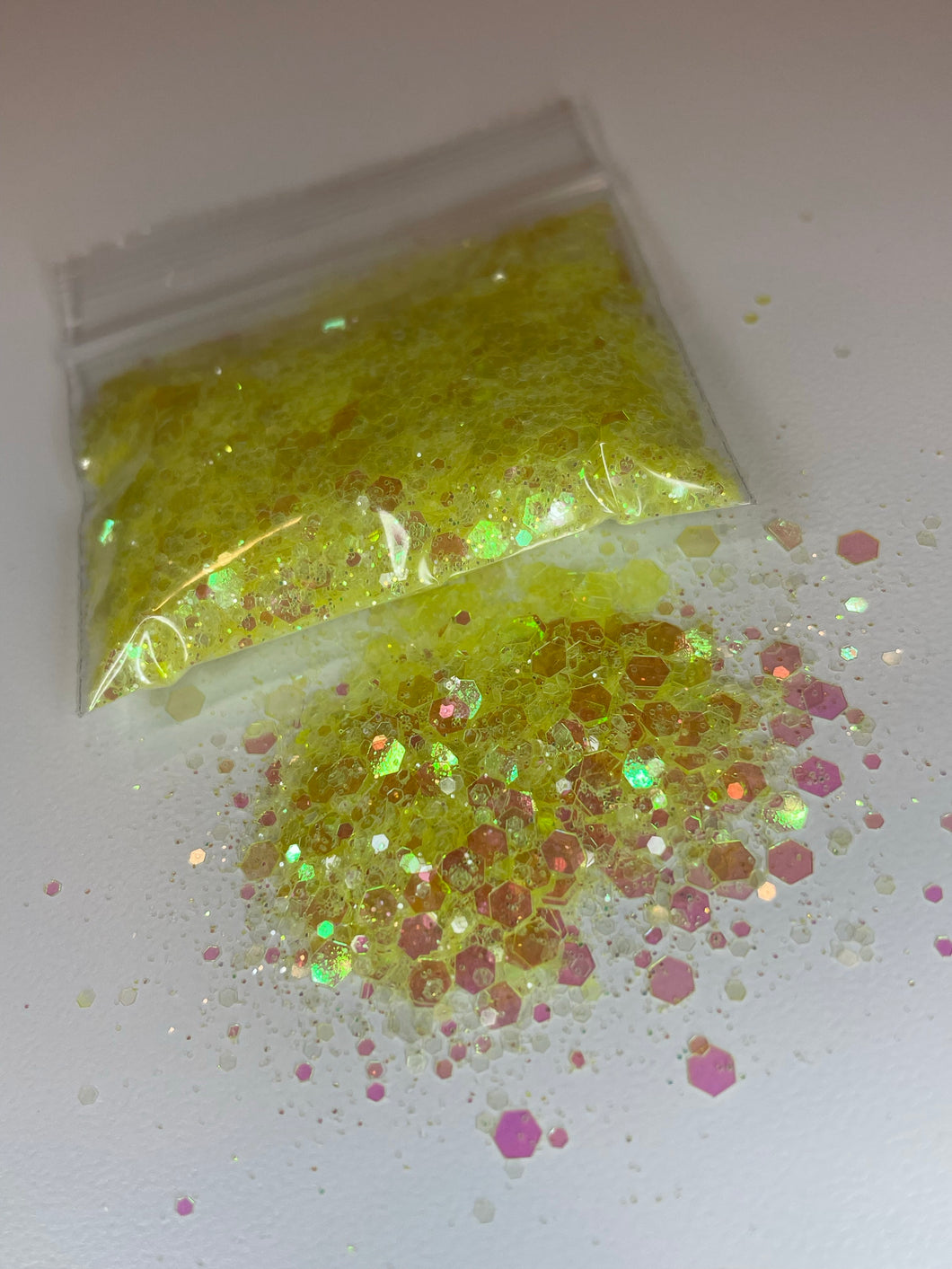 Yellow Chunky Glitter