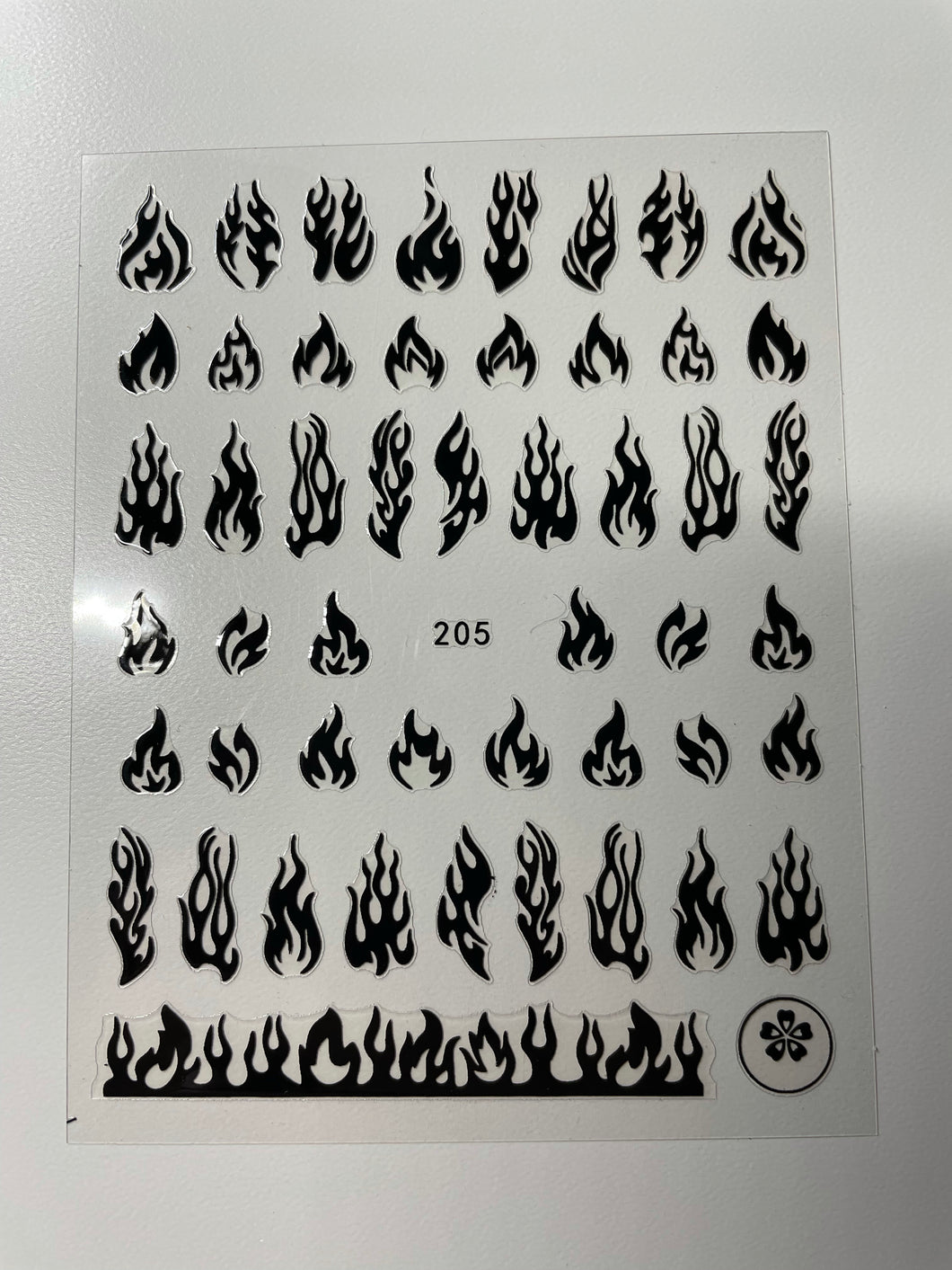 Black Flame Stickers