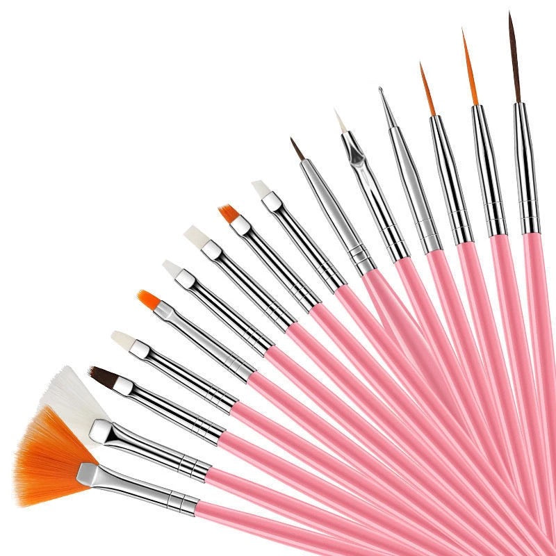 15 piece Nail Art Brushes