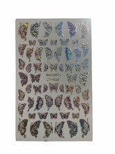 Load image into Gallery viewer, Butterfly Chrome Nail Stickers
